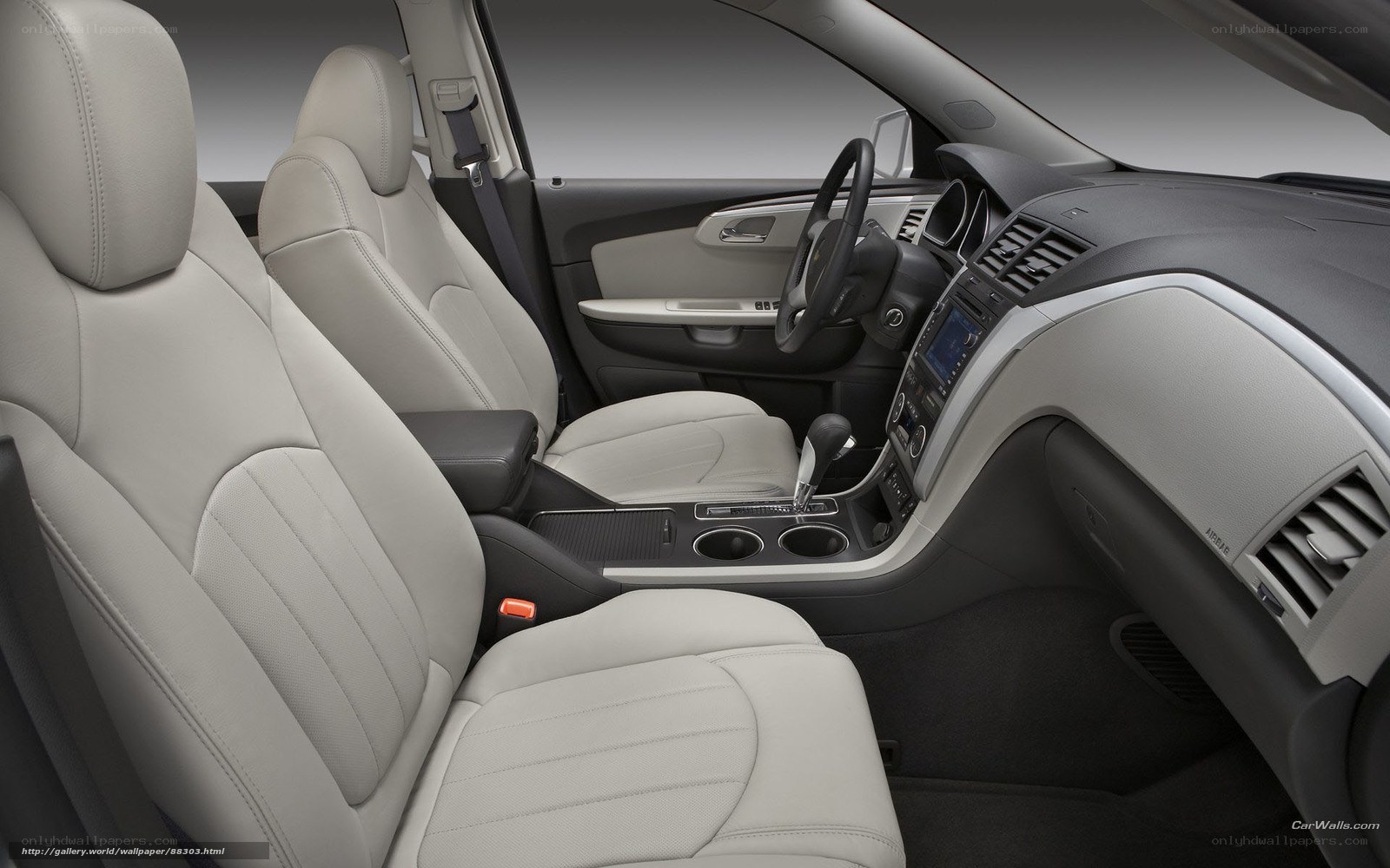 interior of a modern car