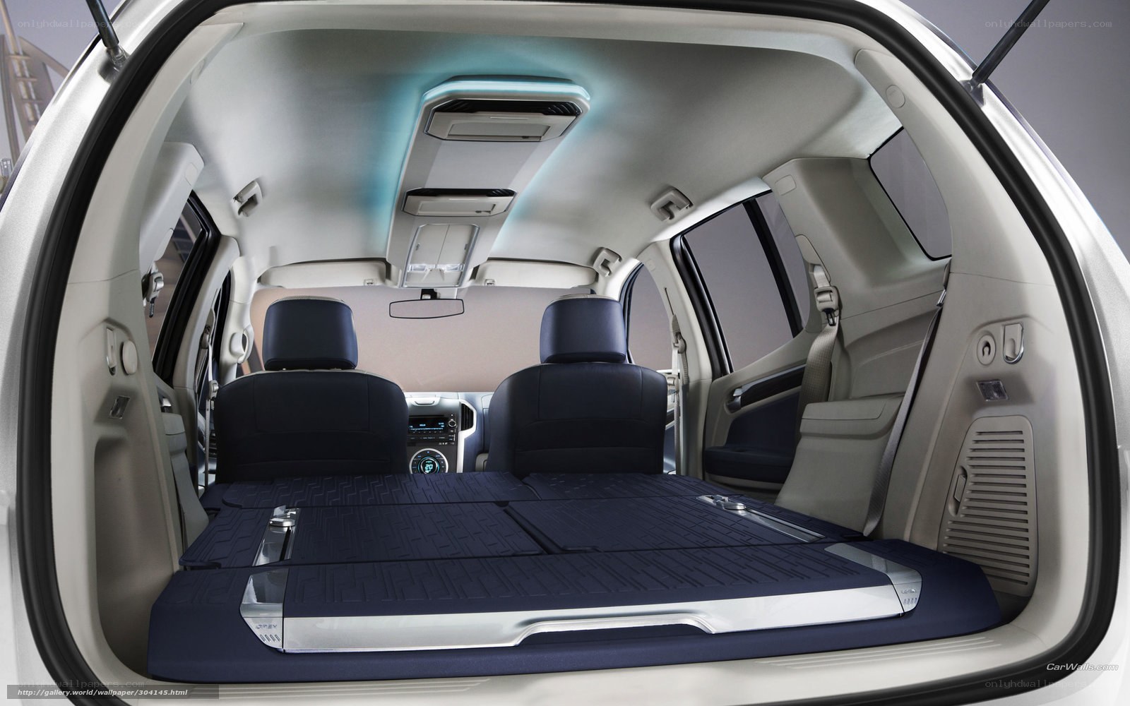 Interior of a modern SUV
