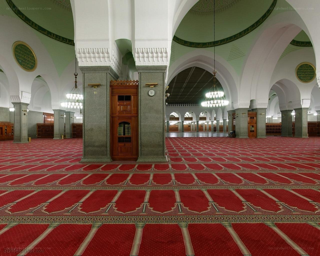 Interior of a mosque