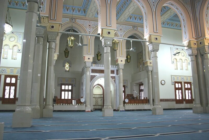 Interior of a mosque