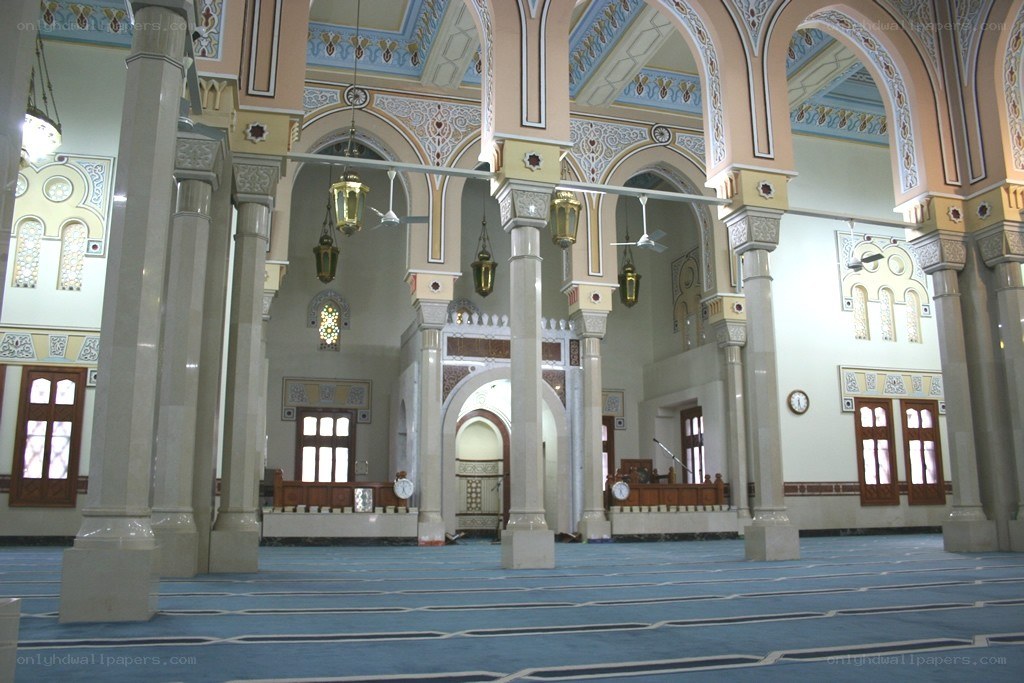 Interior of a mosque