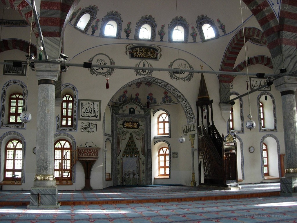Interior of a mosque
