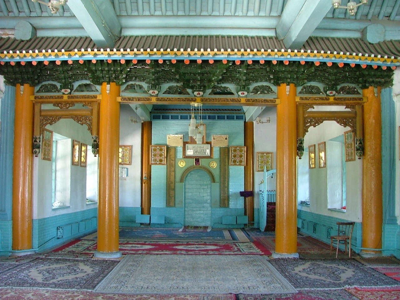 Interior of a mosque