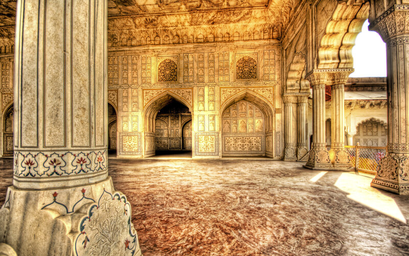 Interior of a Mosque — Beige