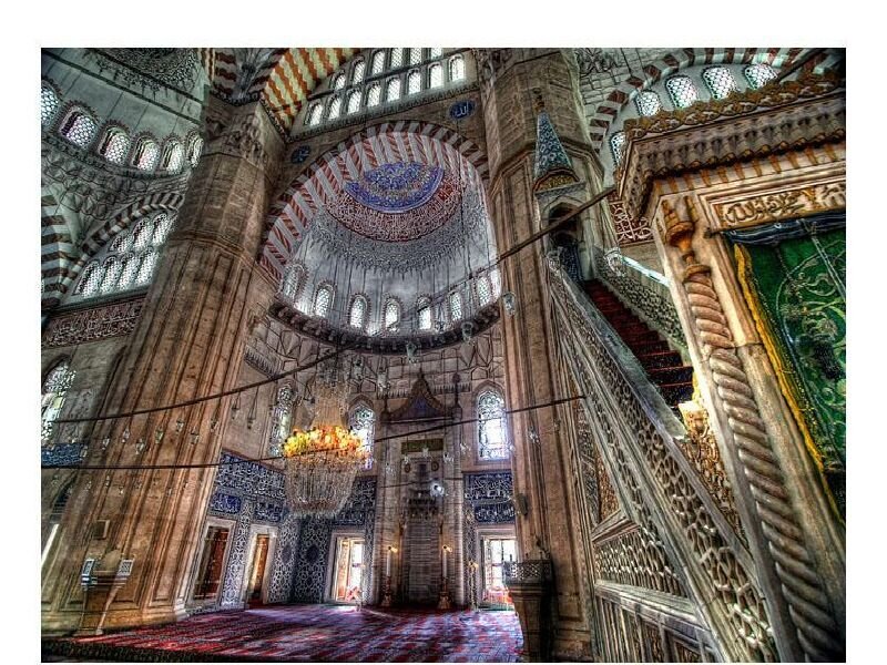 Interior of a Mosque — Brown, Grand