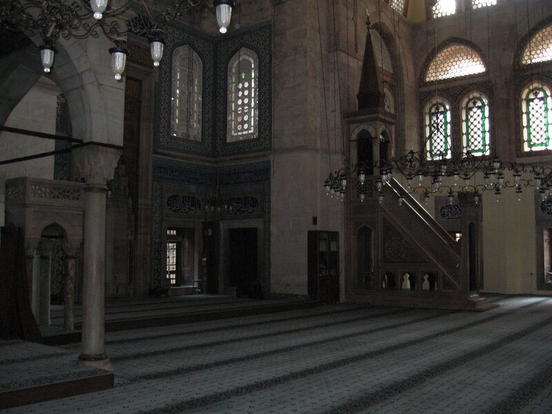 Interior of a Mosque — Gray