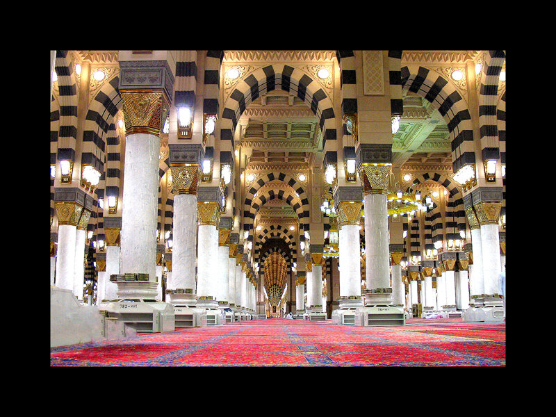 Interior of a Mosque — Red