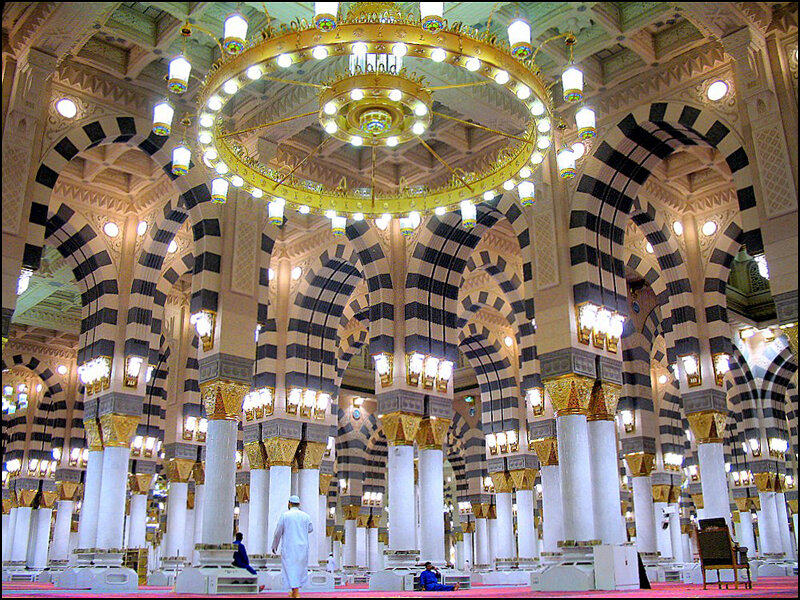 Interior of a Mosque — White