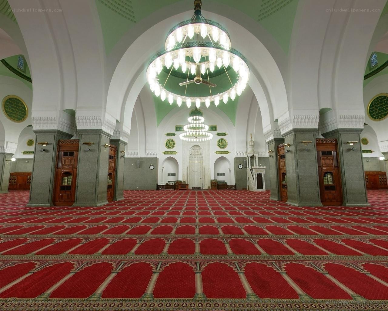 Interior of a mosque