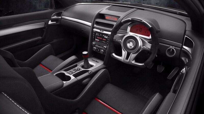 interior of a performance car