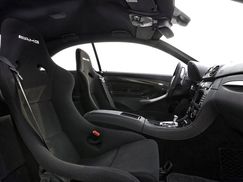 Interior of a performance car