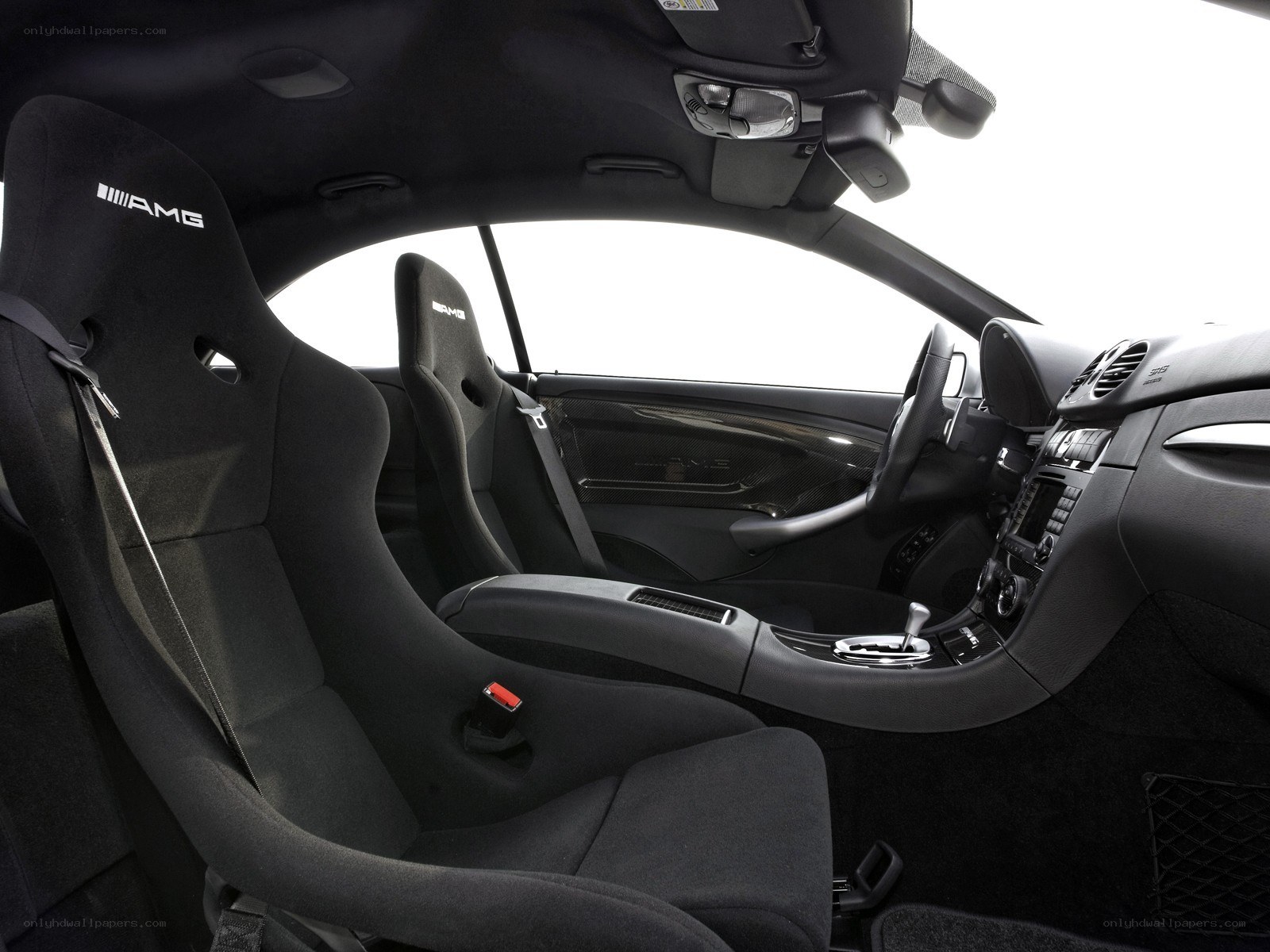 Interior of a performance car