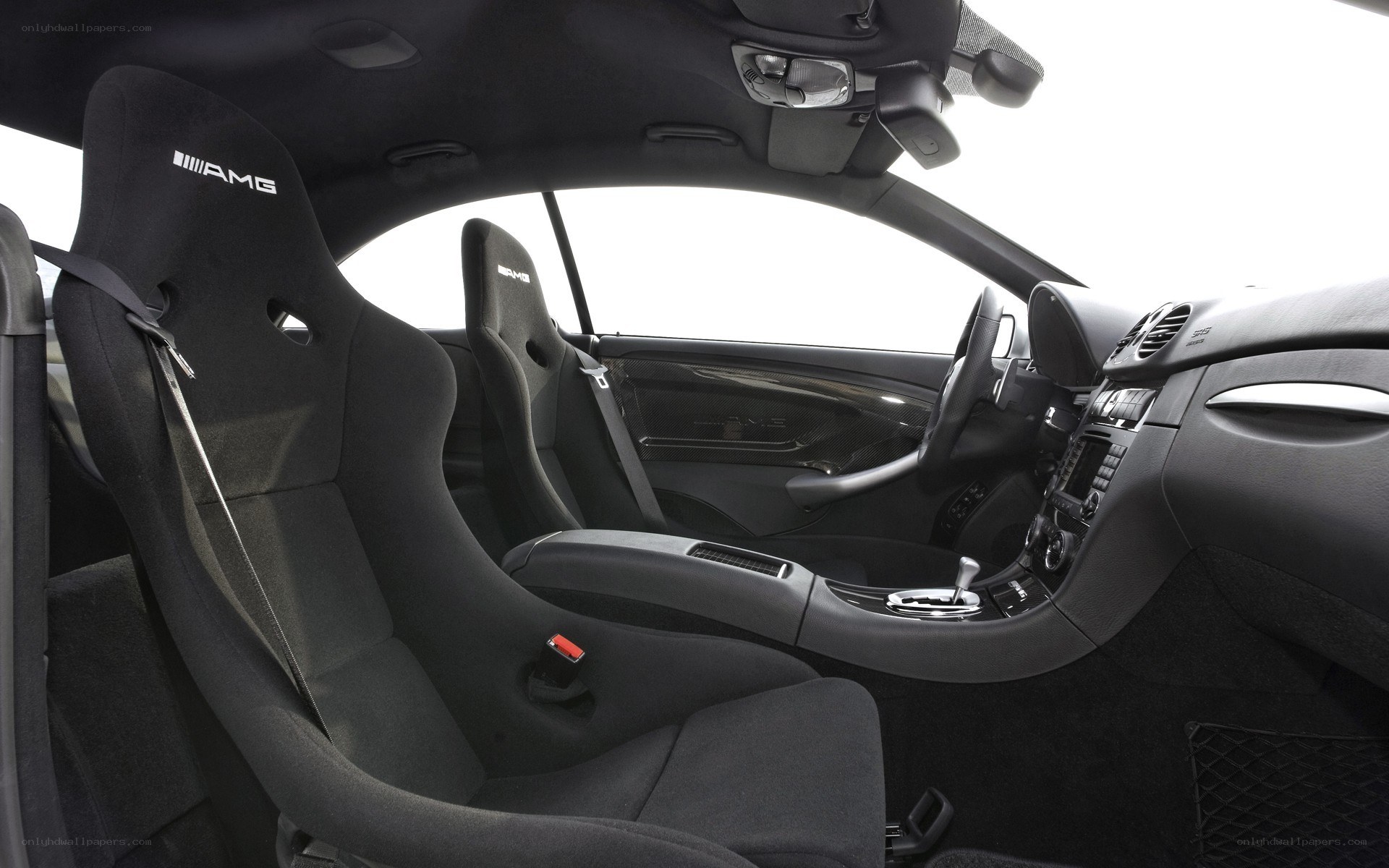 Interior of a performance car