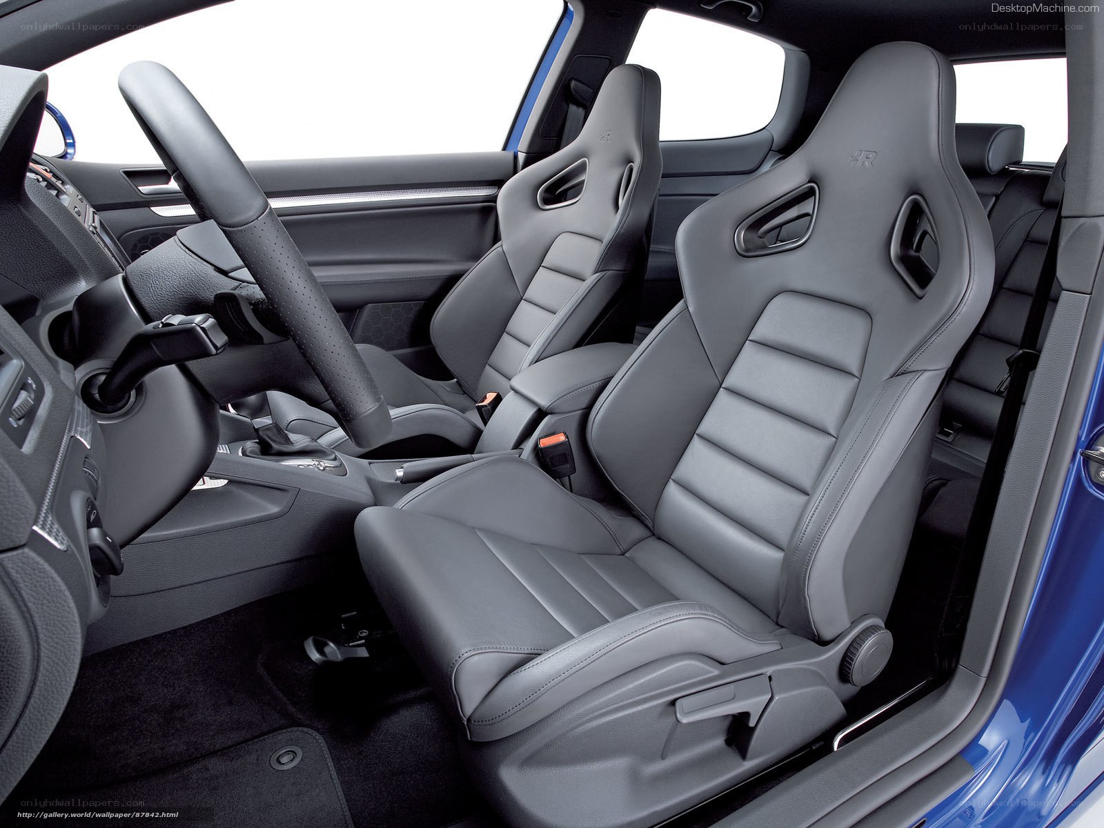 interior of a performance car