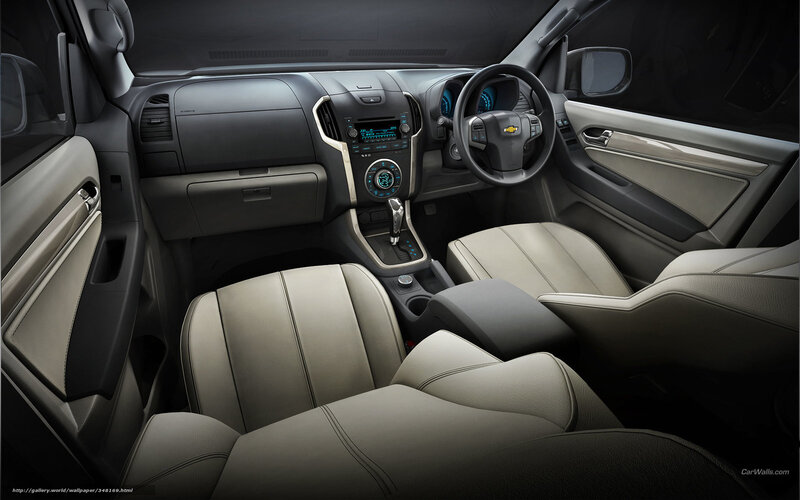 Interior of a Pickup Truck — Beige