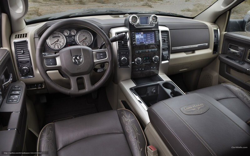 Interior of a Pickup Truck — Black, Functional