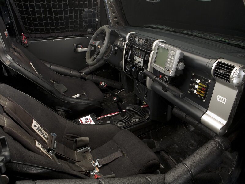 Interior of a Race Vehicle