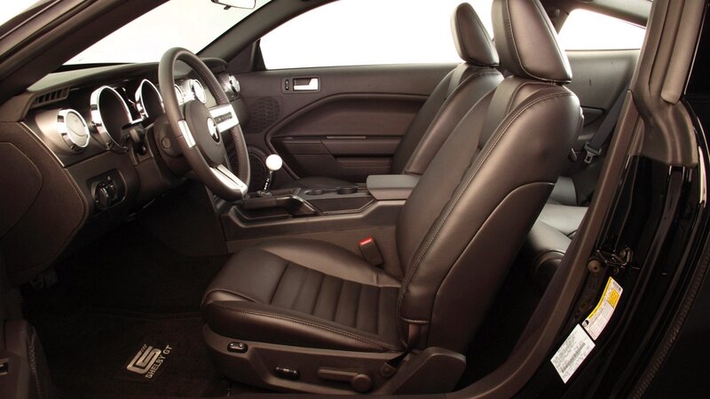 Interior of a Shelby GT car