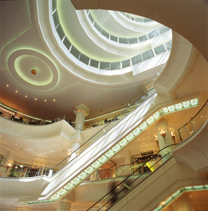 Interior of a Shopping Mall
