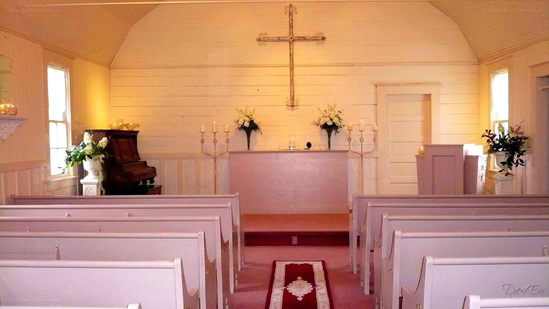 Interior of a small chapel