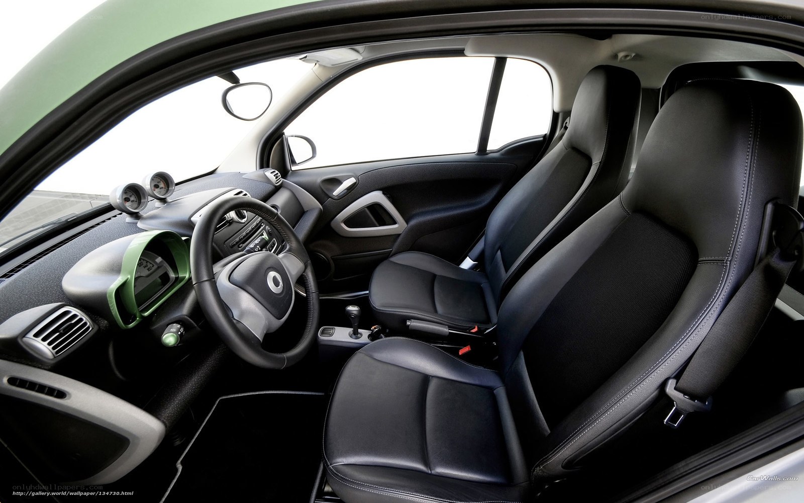 Interior of a smart car