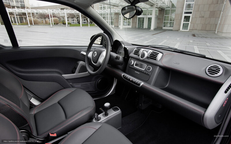 Interior of a smart car