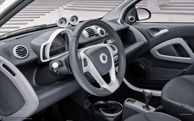 Interior of a smart car