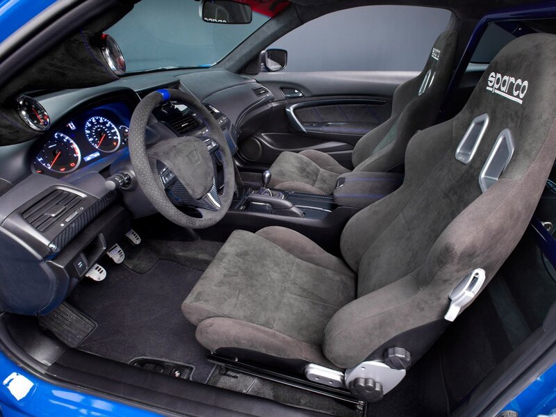 interior of a sport car