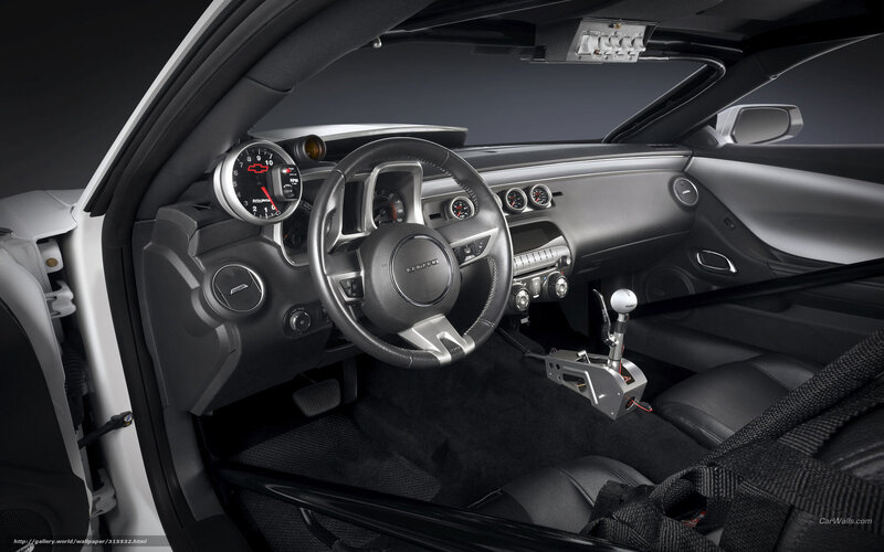 interior of a sports car