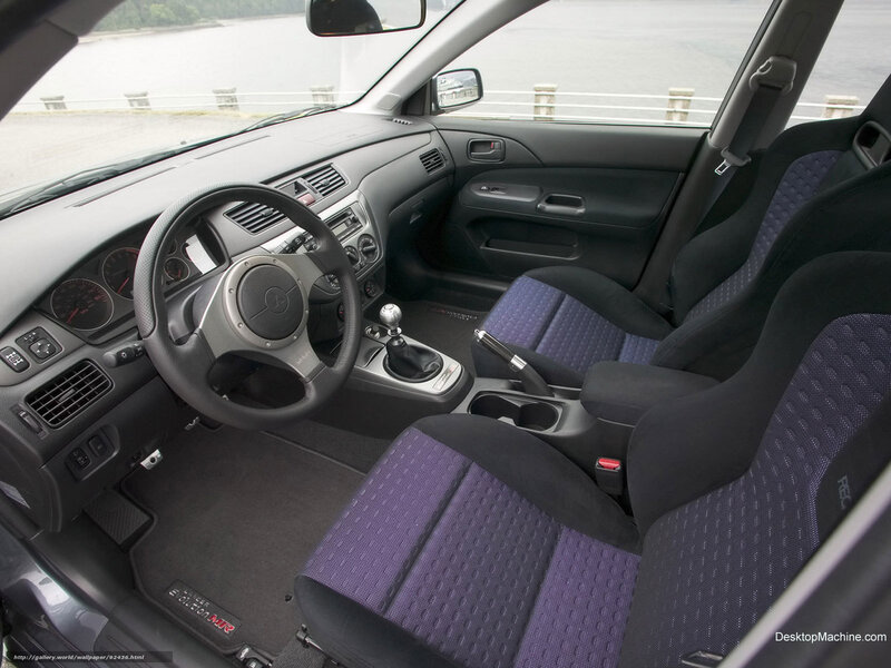 Interior of a sports car
