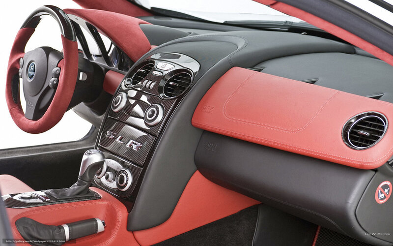 interior of a sports car