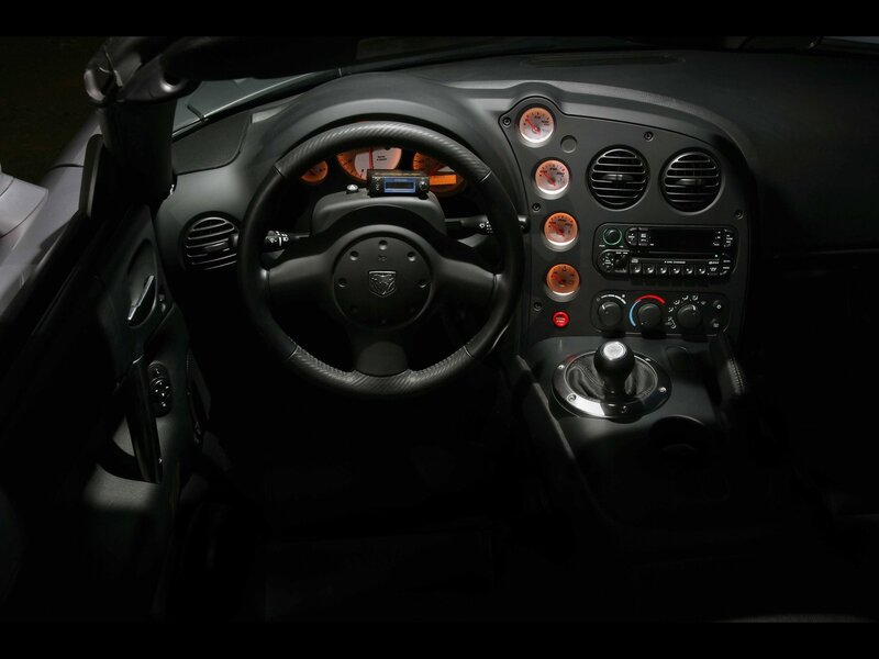 Interior of a Sports Car — Black, Dark, Night
