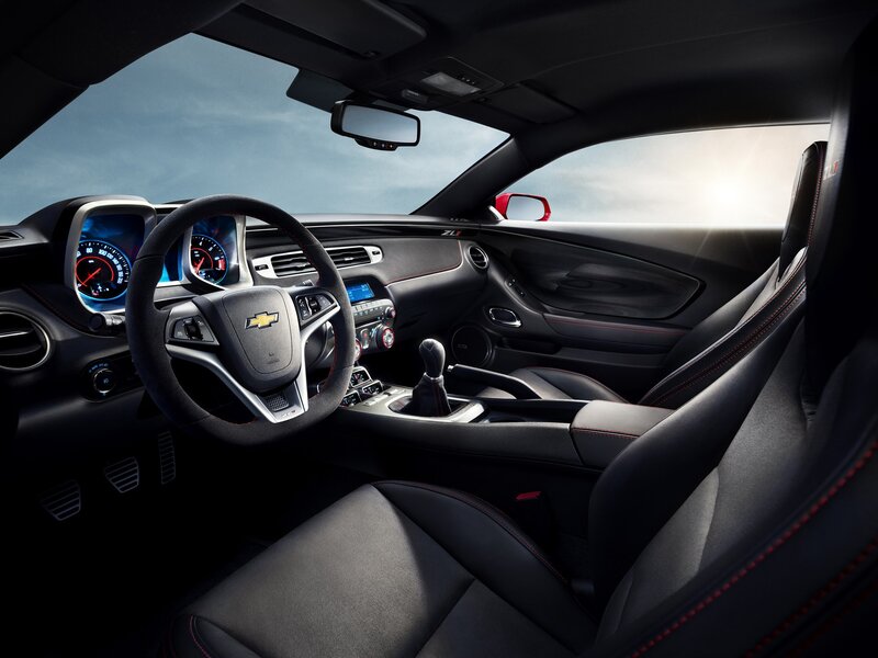 Interior of a Sports Car — Black, Dramatic, Sunset, Photograph