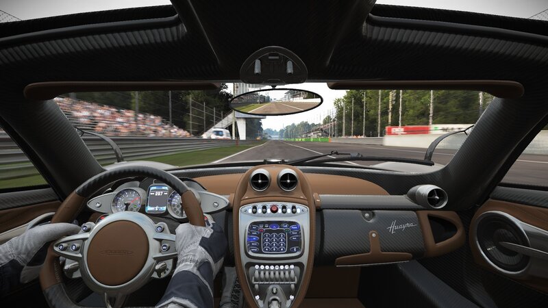 Interior of a Sports Car — Black, Focused, Afternoon