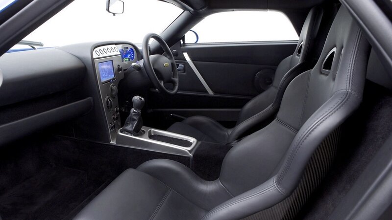 Interior of a Sports Car — Black, Minimalist