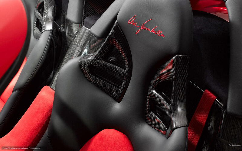 Interior of a Sports Car — Black, Sleek, Photograph, Carbon Fiber
