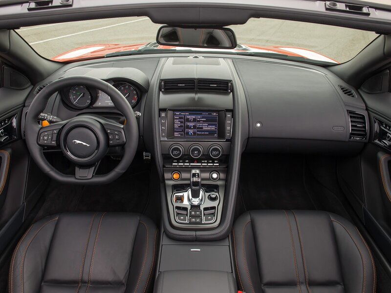 Interior of a Sports Car — Photograph, Center Console