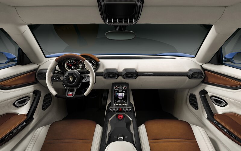 Interior of a Sports Car — White, Modern, Photograph