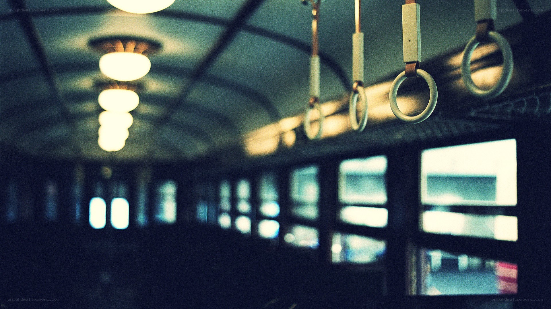 Interior of a train car