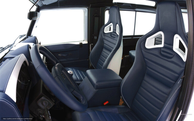 Interior of a Vehicle — Blue