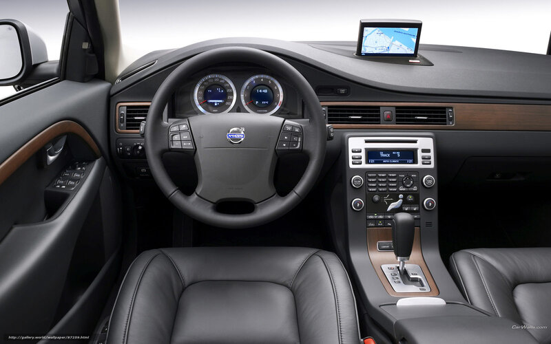 Interior of a Volvo Car — Black, Neutral
