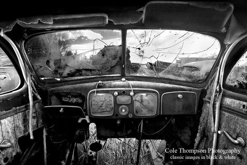 Interior of Abandoned Car