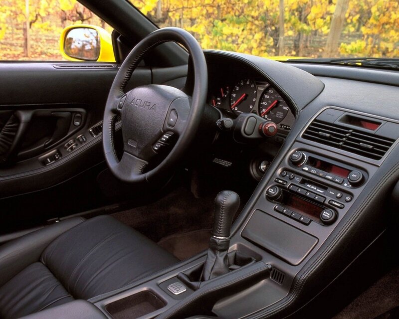 Interior of Acura NSX — Black