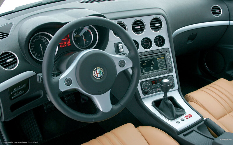 Interior of Alfa Romeo Car — Black