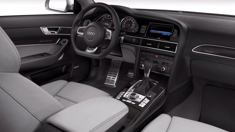 Interior of Audi Car — Black, Neutral, Photograph, Steering Wheel, Dashboard, Center Console
