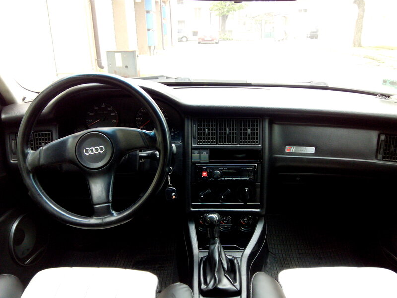 Interior of Audi Car — Black, Neutral