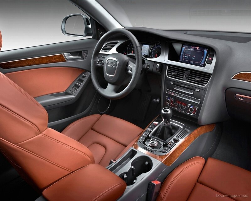Interior of Audi Car — Brown