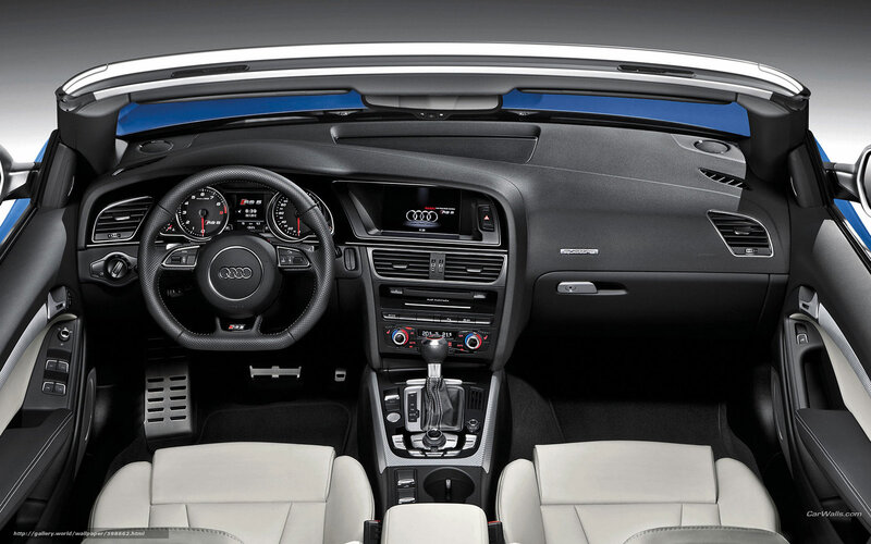 Interior of Audi Convertible