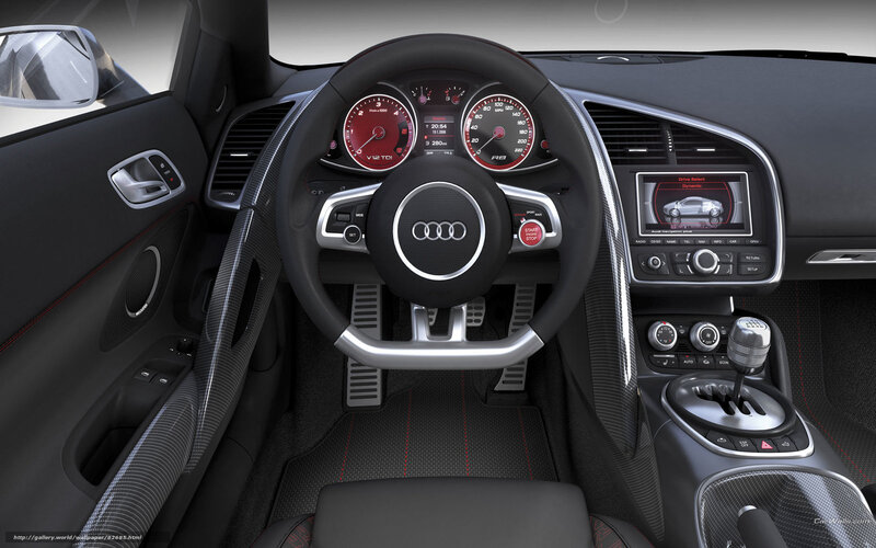 Interior of Audi R8
