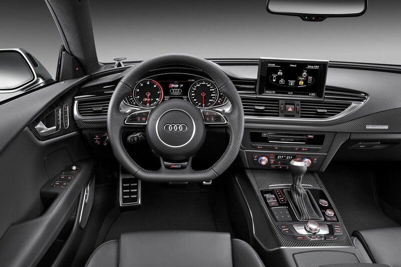 Interior of Audi RS7